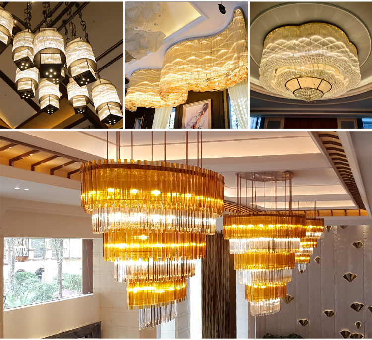 Modern Oval Stainless Steel Chandelier