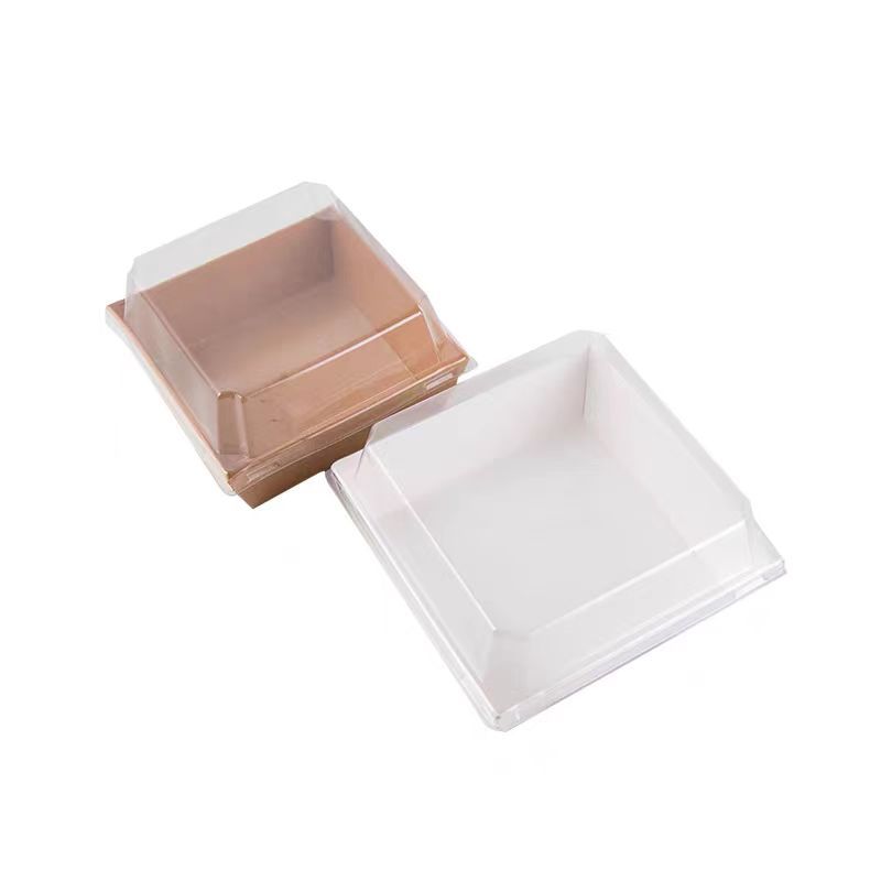 Disposable Baking Sandwich Packaging Box for Bread Sushi Meat Floss Scallop Snow Pastry Towel Roll Puff Pastry Cake Roll Foods