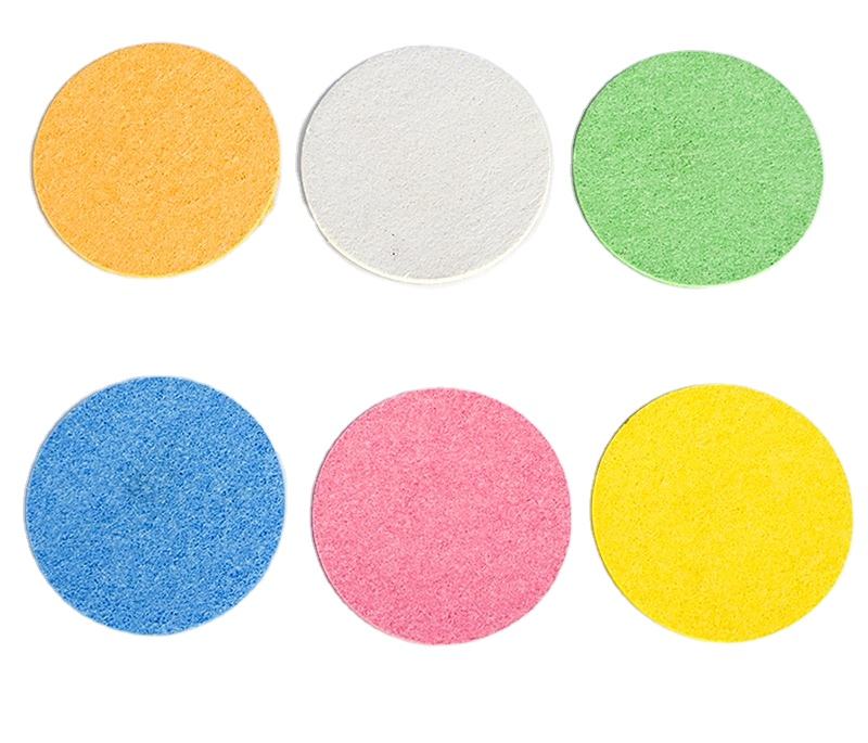 Beiqili 50-Count Natural Compressed Wood Pulp Cellulose Face Sponge Disposable Mamekup Remover Facial Cosmetic Puffs
