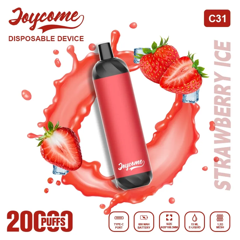 Boasting up to 20K Puff Counts, Joycome C31 Adopts Mesh Coil to Bring Every Vaper Stable and Smooth Electronic Vape Flavor All Day Long.