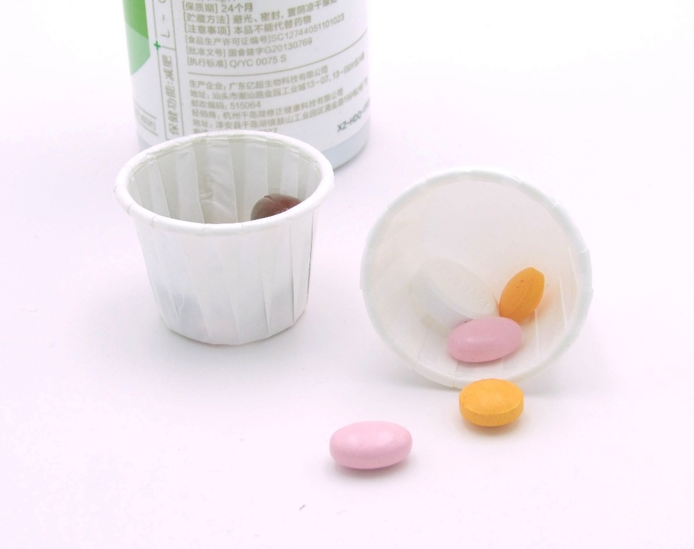 Paper souffle portion cups