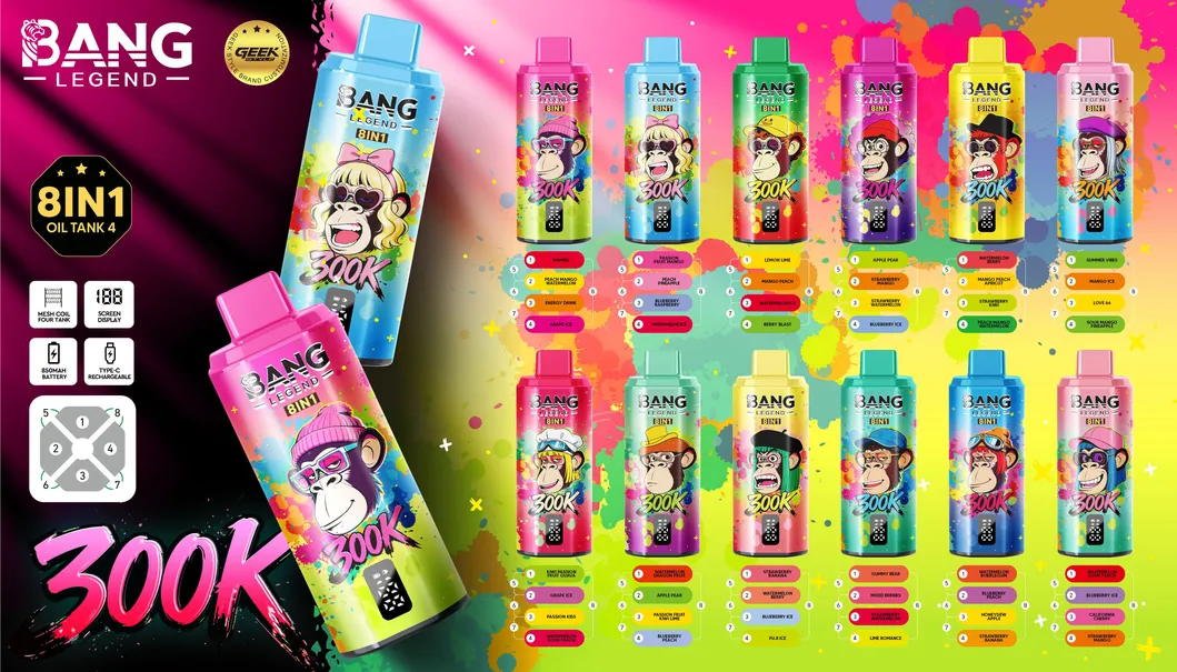 Bang Legend 300K Vape Display