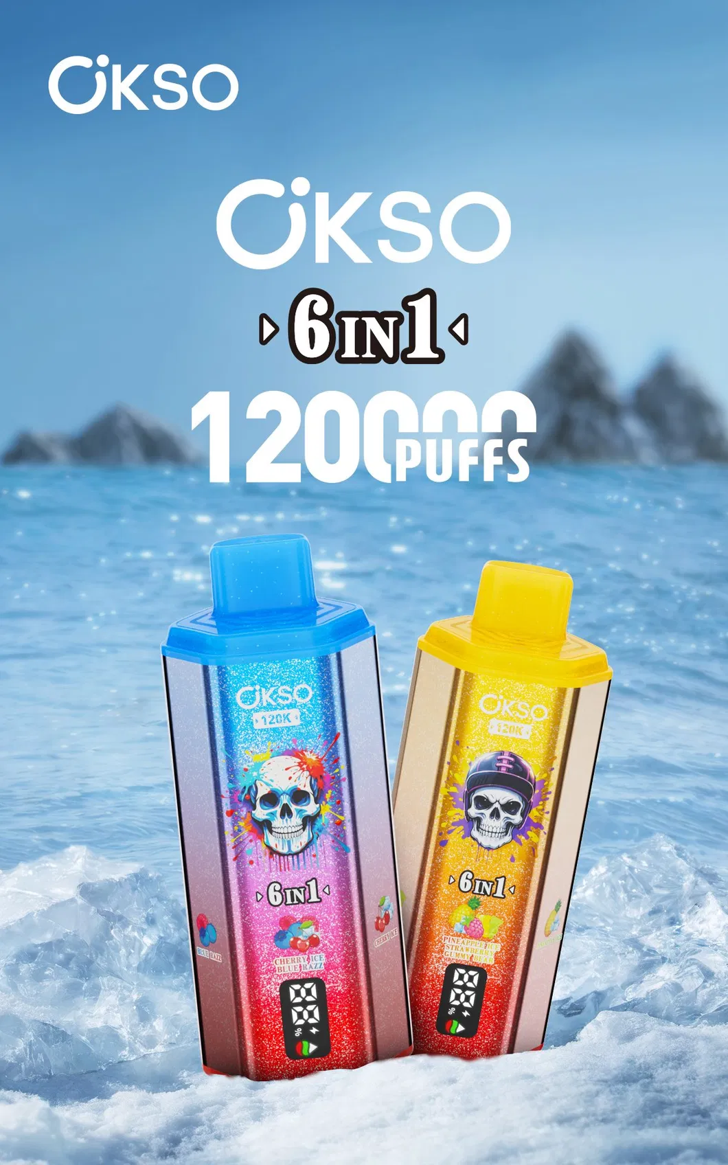 Vapes Okso 6in1 120K Disposable Vape