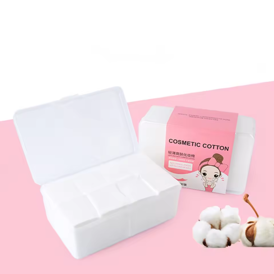Factory 1000Pcs Makeup Remover Cotton Pads Premium Soft Facial Puff Disposable Face Pads for Daily Care Nails Makeup Facial Puff