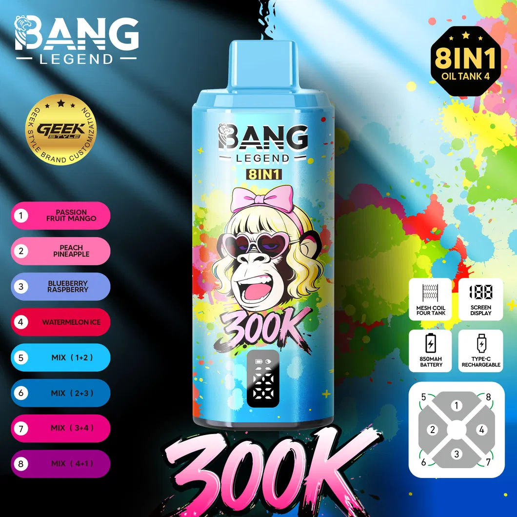 Bang Legend 300K Vape Flavor display
