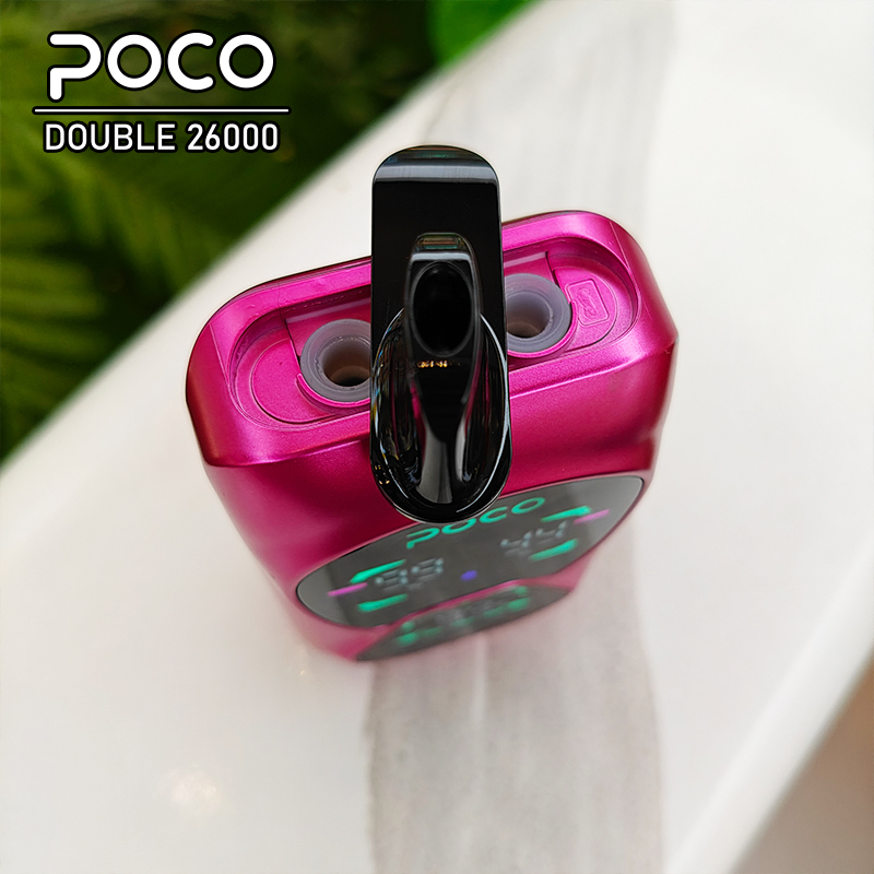 Vaper 2 in 1 Flavors 2025 Wholesale Best Poco Vape Warehouse Germany Dual Flavors Mesh Coils Poco dB26000 Puffs Disposable Vape 26000 Puffs Vaper