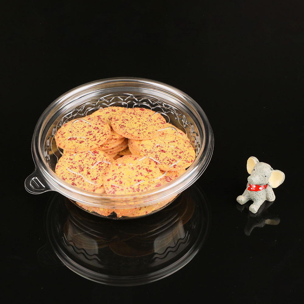 Disposable plastic packaging transparent
