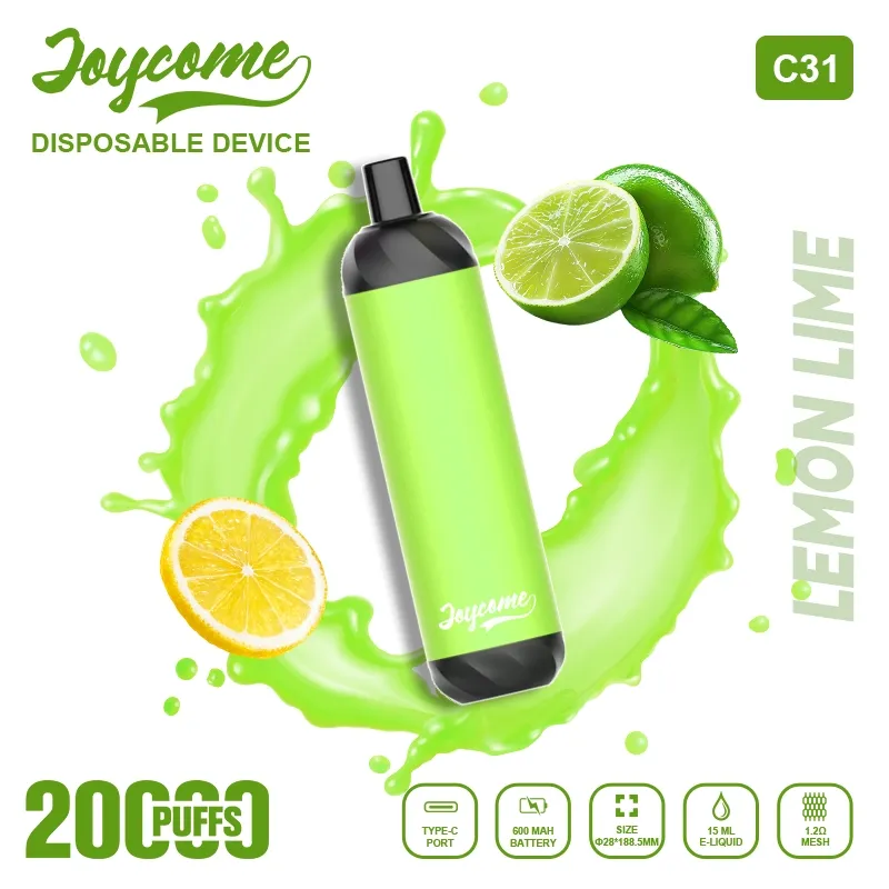 Boasting up to 20K Puff Counts, Joycome C31 Adopts Mesh Coil to Bring Every Vaper Stable and Smooth Electronic Vape Flavor All Day Long.