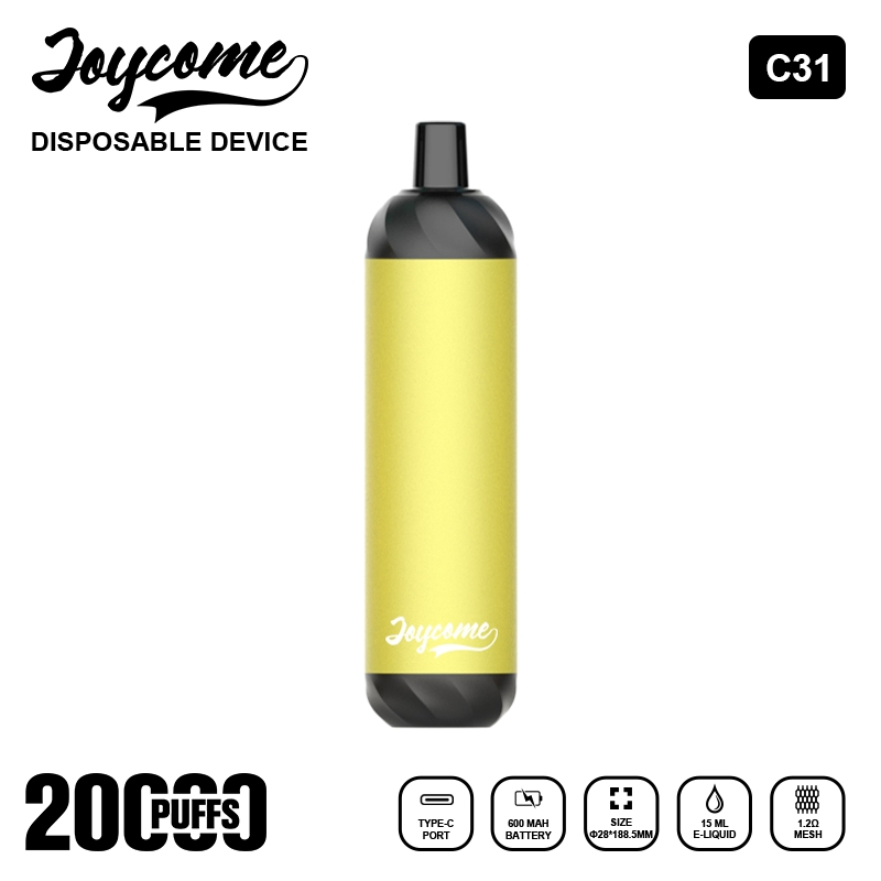 Boasting up to 20K Puff Counts, Joycome C31 Adopts Mesh Coil to Bring Every Vaper Stable and Smooth Electronic Vape Flavor All Day Long.