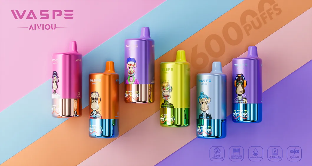 60000 Puffs 3 Flavors in 1 Disposable Vape Pen Feature View