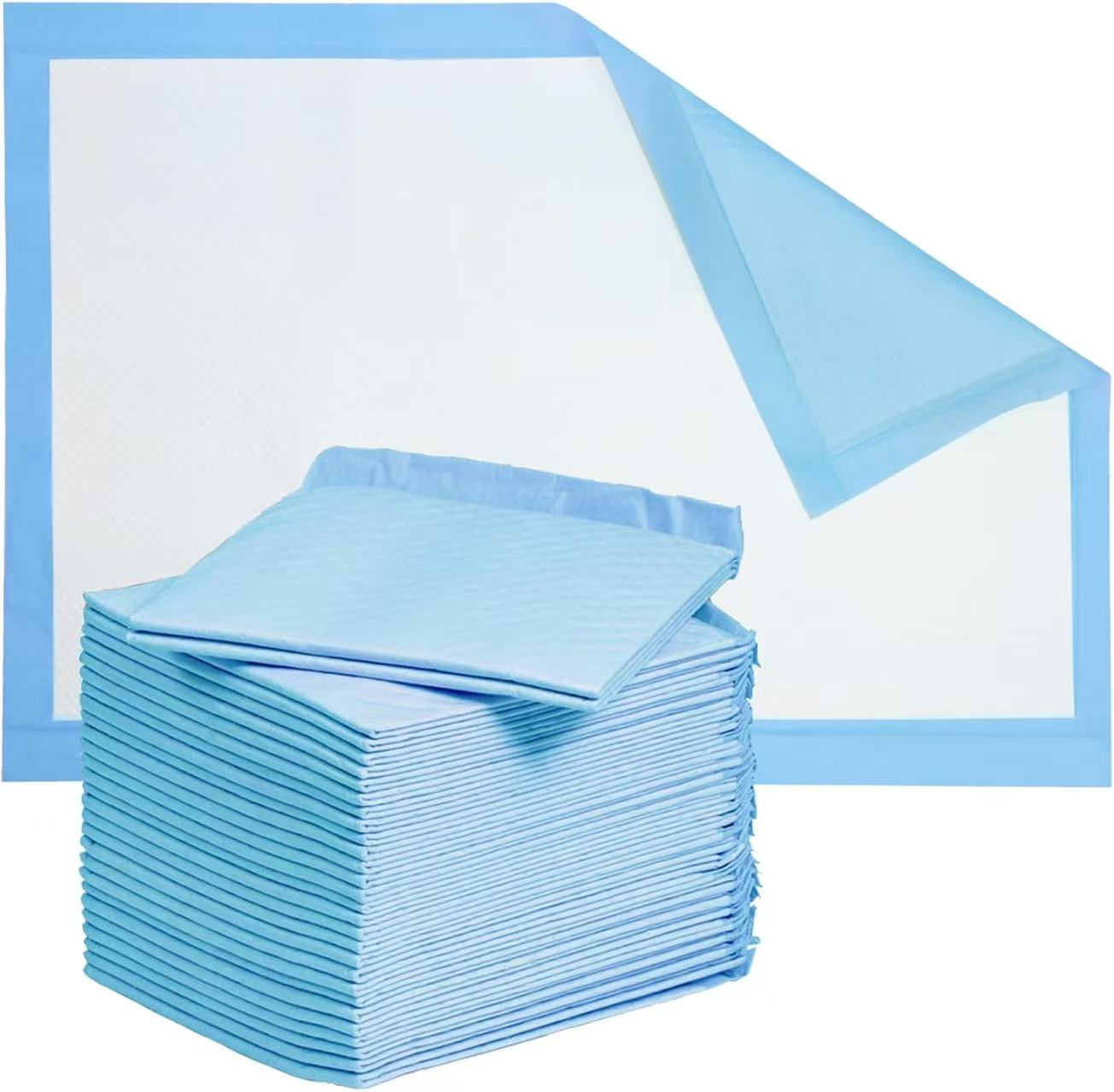 Fast Absorbed OEM Brand Underpad 6-Ply Disposable Non-woven Fabric SPA/Fluff Pulp High Absorbency Medical Grade Custom Design
