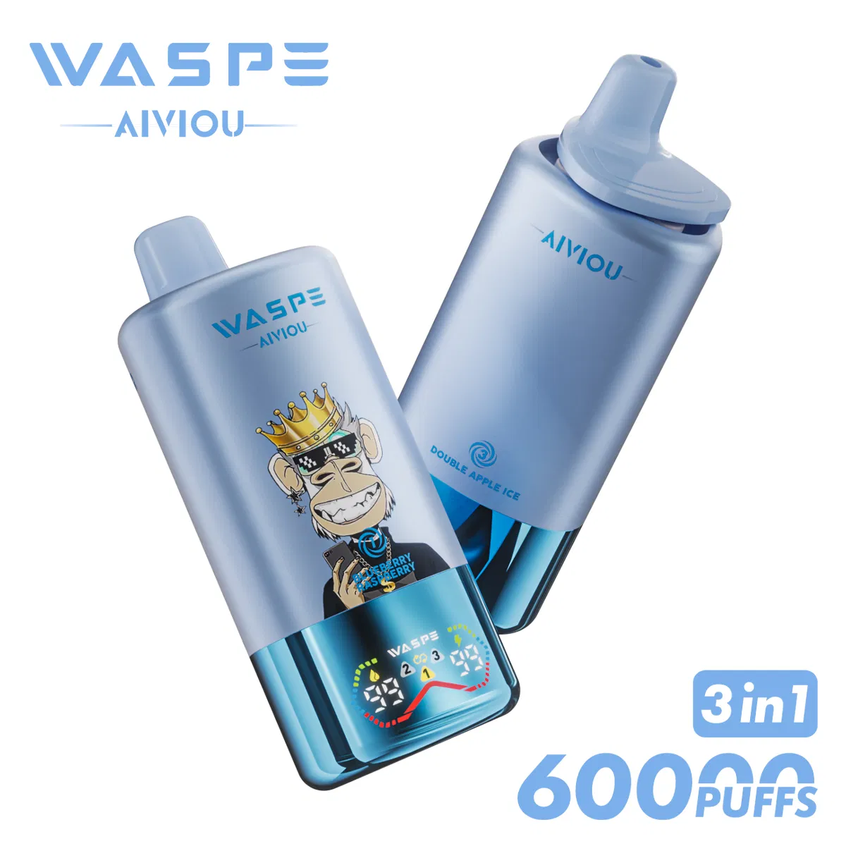60000 Puffs 60K Puffs Mesh Coil Prefilled 3 Flavors in 1 30ml EU Warehouse Fast Shipping in Stock Disposable Vape Pen