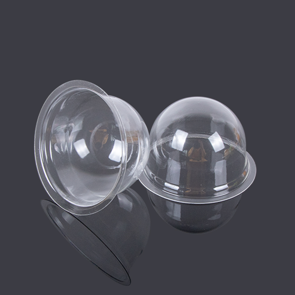 Hengmaster Dessert Disposable Egg Yolk Puff Pastry Plastic Cover Box Container Packaging