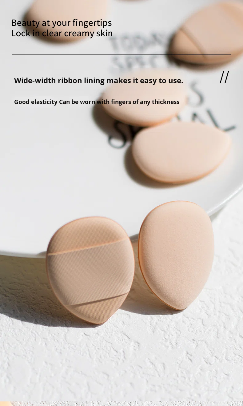 Finger Powder Puff Color Options