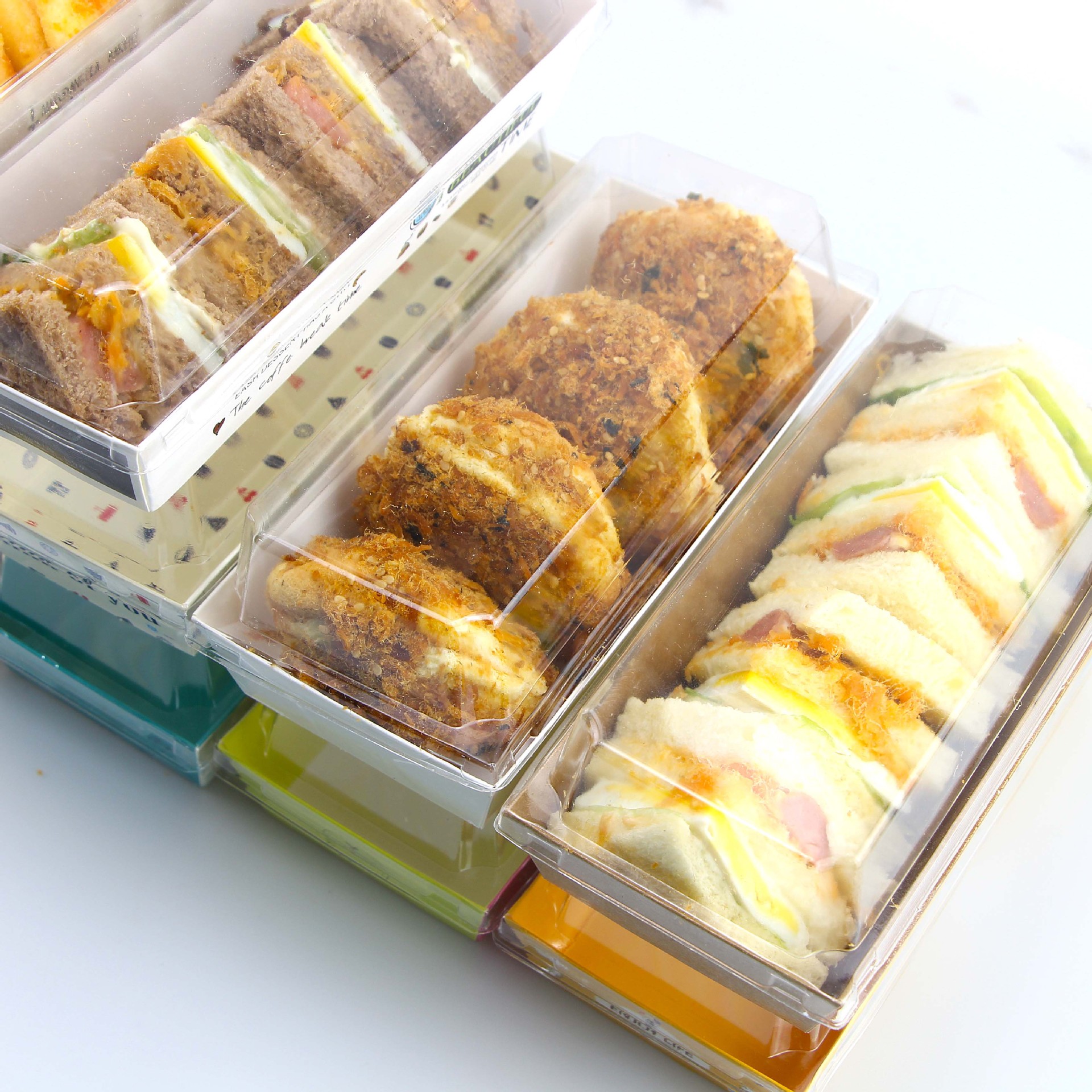 Disposable Transparent Plastic Box for Tiramisu Cake Xue Mei Niang Puff Recyclable Feature for Baking Foods
