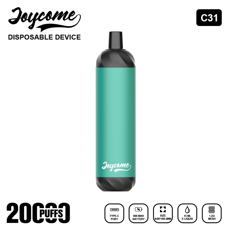 Boasting up to 20K Puff Counts, Joycome C31 Adopts Mesh Coil to Bring Every Vaper Stable and Smooth Electronic Vape Flavor All Day Long.