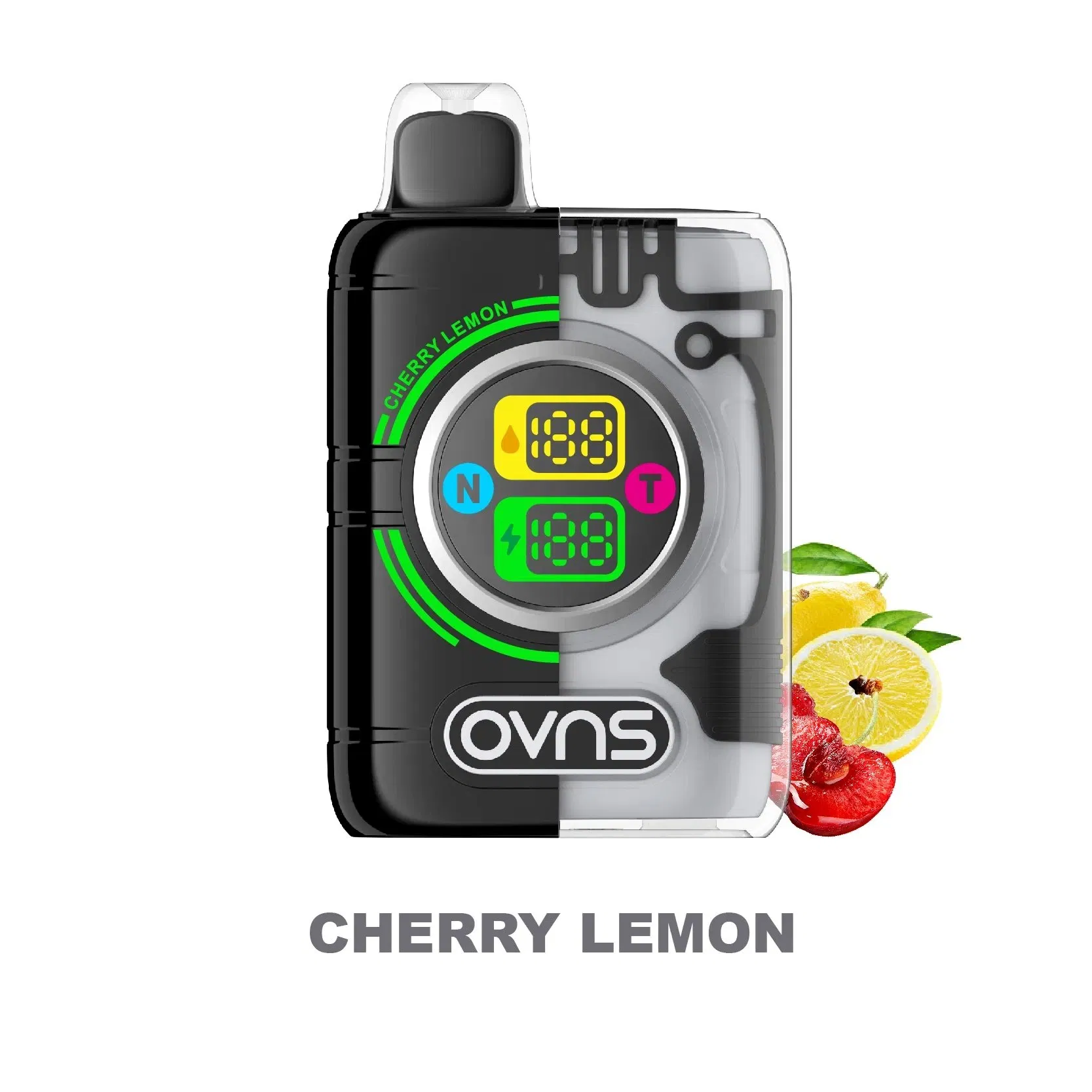 Ovns Submarine Crystal 40K 40000 Puffs Smooth Flavor Rechargeable Disposable Vape Bulk Buy Wholesale 18.5ml, Dual Mesh, 0%-5% Nicotine