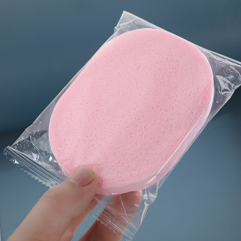 Haokey Factory Direct PVA Sponge Tear-Resistant Washable Disposable Baby Face Washing Puff with Deep Cleaning