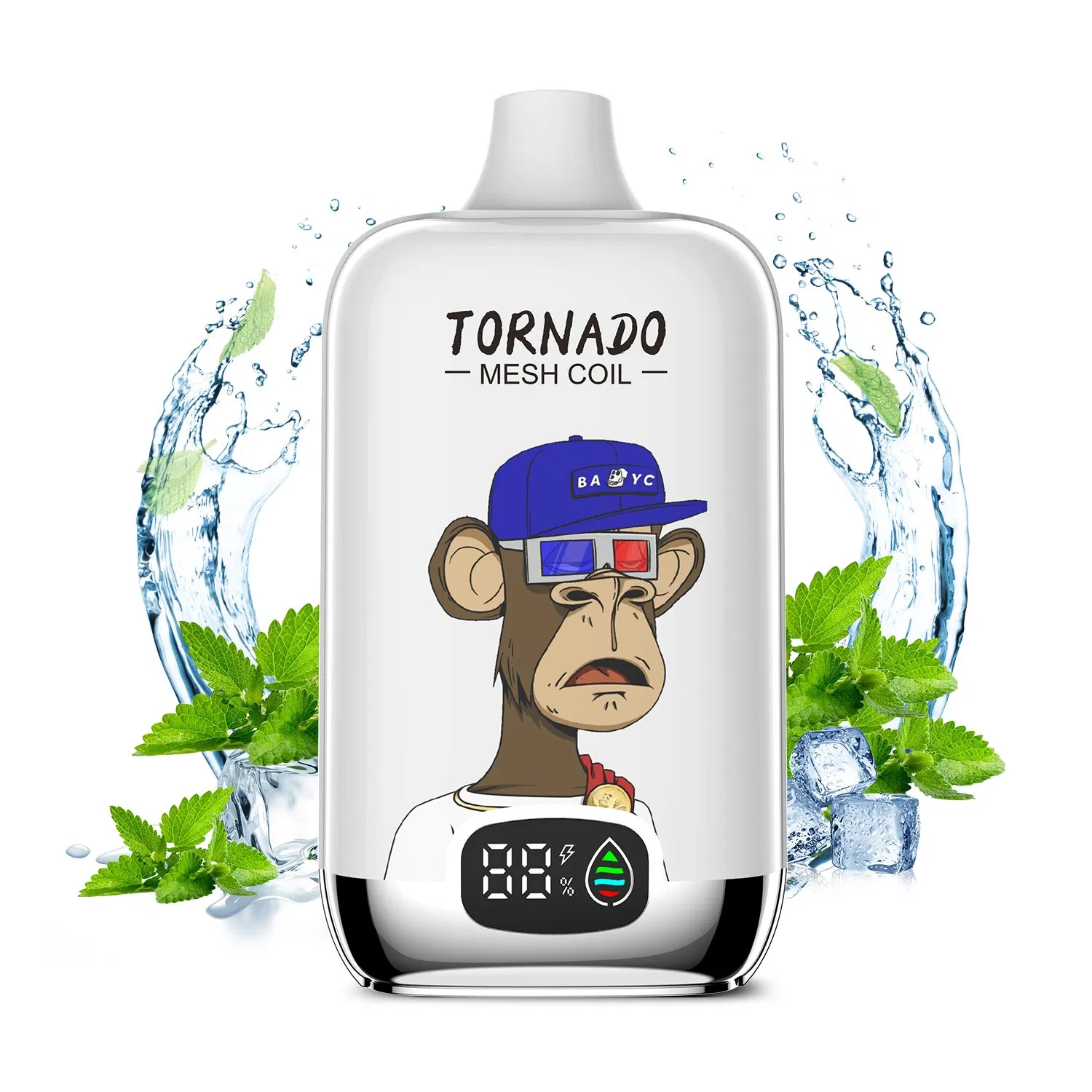 EU Warehouse Vaper Wholesale Rahdm Tornado 12K/15K 12000 15000 Puff Vaping Digital Disposable Vape Vapor Liquid 20ml with Reliable Mesh Coil 850mAh Vape Pen