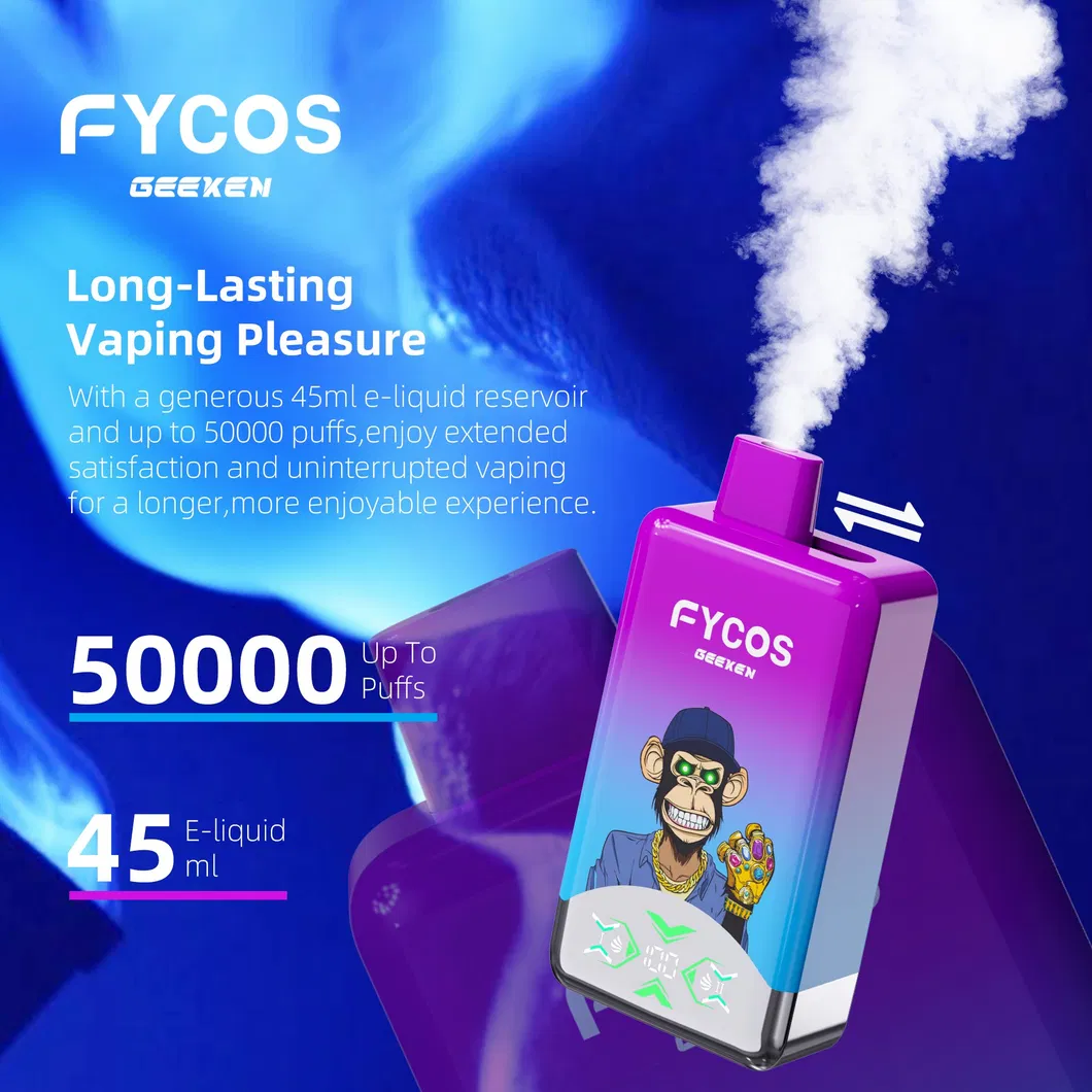 Fycosin Vaping Smoke Pen Flavors Display