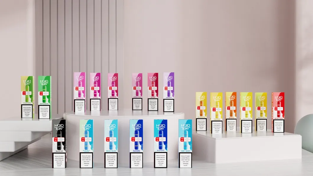 HQD Wave 600 Puffs Flavors and Color Options