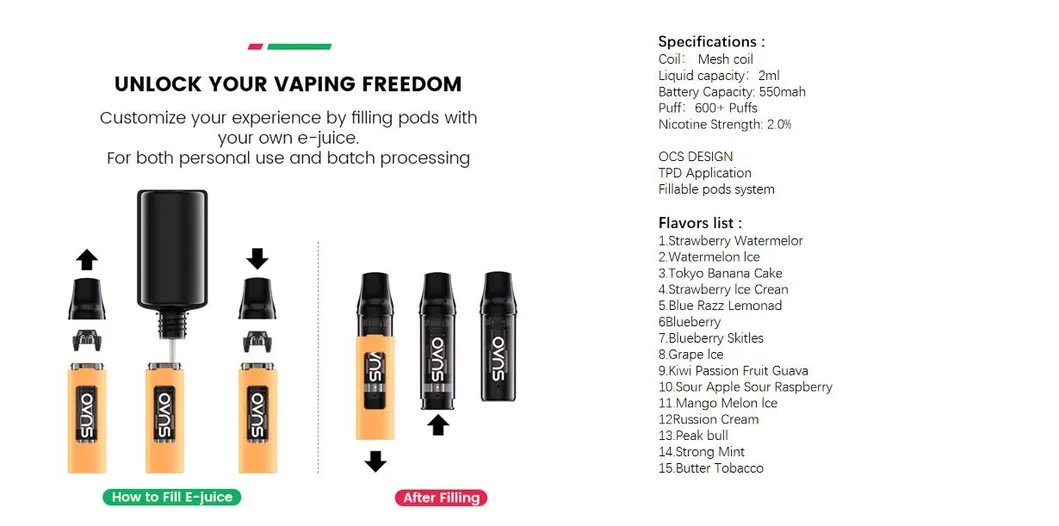 Disposable Vape Pod Option