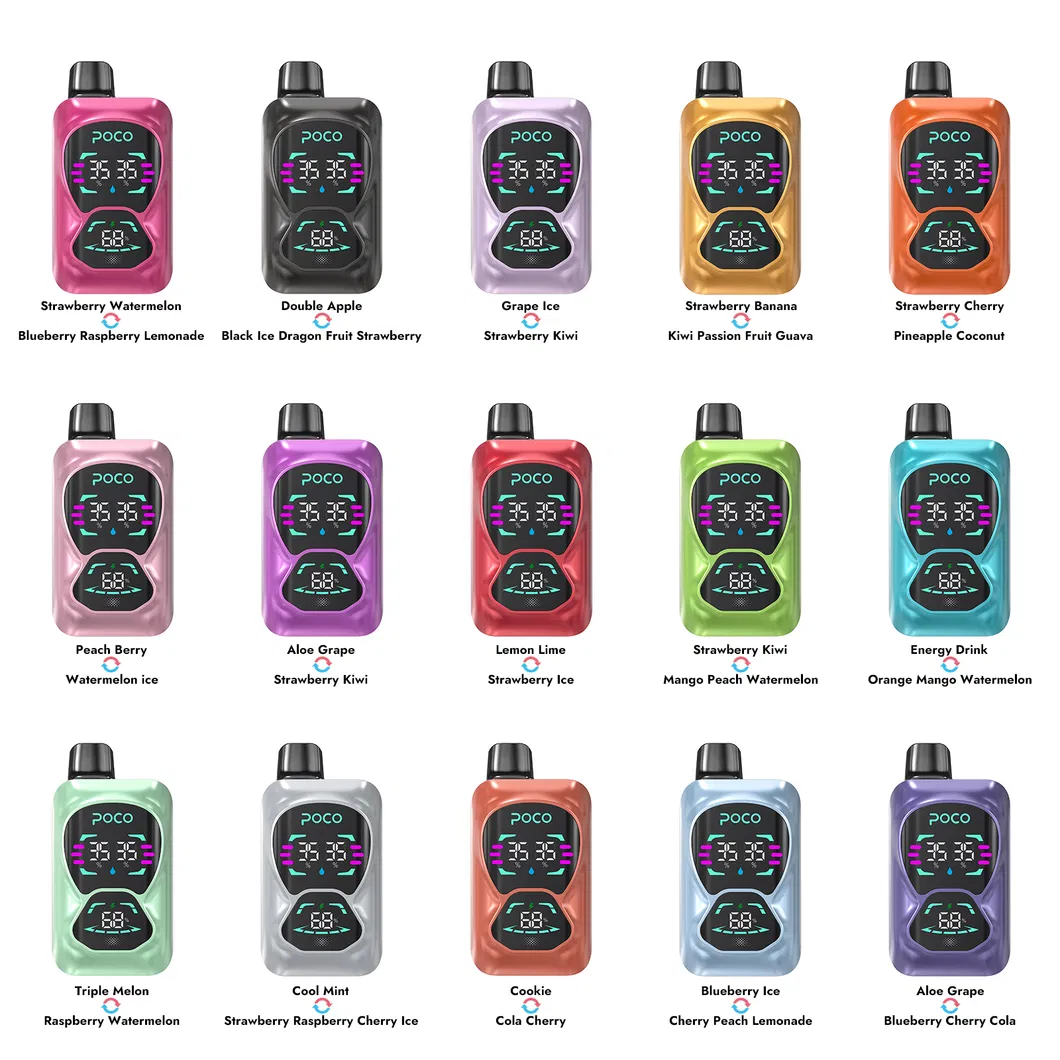 Vaper 2 in 1 Flavors 2025 Wholesale Best Poco Vape Warehouse Germany Dual Flavors Mesh Coils Poco dB26000 Puffs Disposable Vape 26000 Puffs Vaper