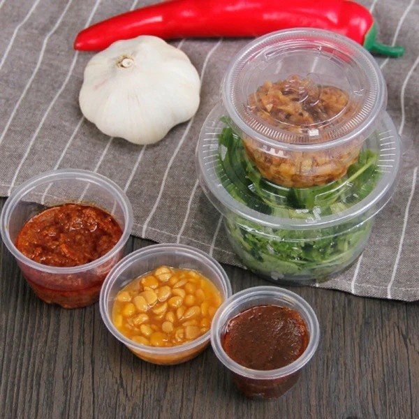 H91001 0.75oz Disposable clear Plastic PP Sauce Cup / Portion Cup / Souffle Cup