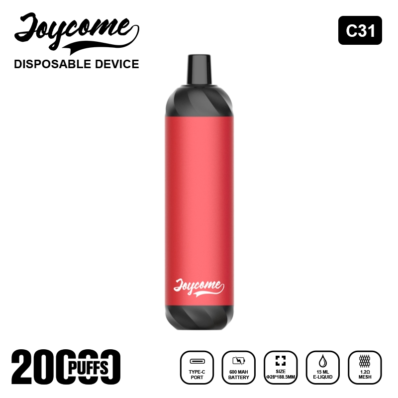 Boasting up to 20K Puff Counts, Joycome C31 Adopts Mesh Coil to Bring Every Vaper Stable and Smooth Electronic Vape Flavor All Day Long.