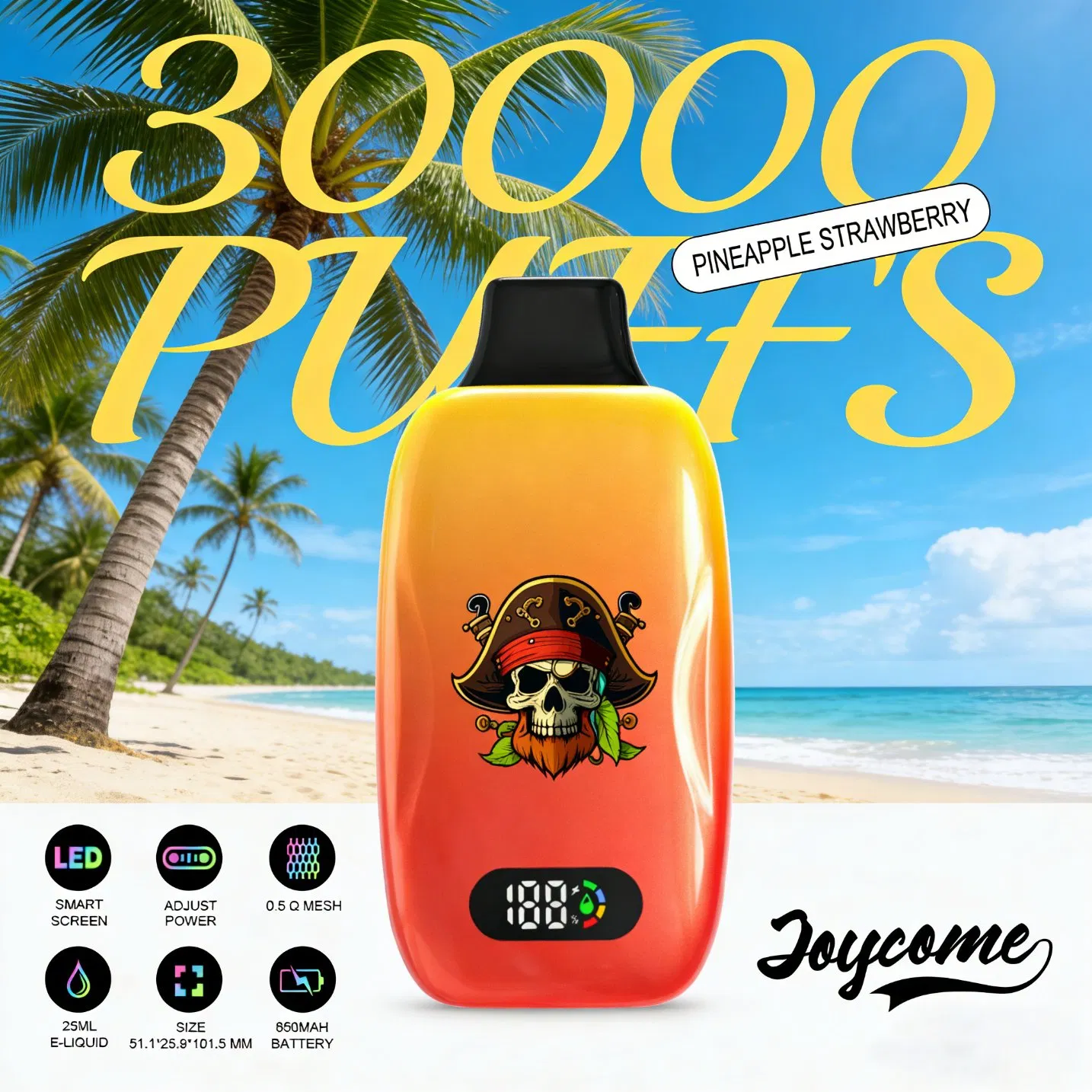 Price Puff 30000 Puffs Disposable Vape, Wholesale Vaper Pen with Smart LED Screen, Long-Lasting Puff Count Vape Pen Bottle Vape Car Vape