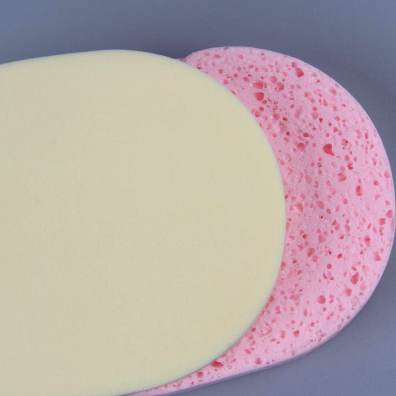 Haokey Factory Direct PVA Sponge Tear-Resistant Washable Disposable Baby Face Washing Puff with Deep Cleaning
