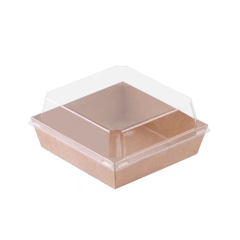 Disposable Baking Sandwich Packaging Box for Bread Sushi Meat Floss Scallop Snow Pastry Towel Roll Puff Pastry Cake Roll Foods