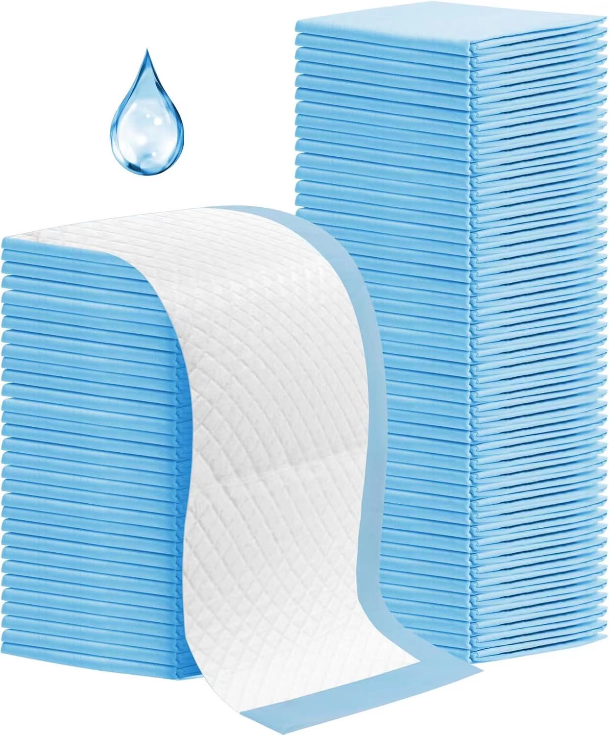 Fast Absorbed OEM Brand Underpad 6-Ply Disposable Non-woven Fabric SPA/Fluff Pulp High Absorbency Medical Grade Custom Design