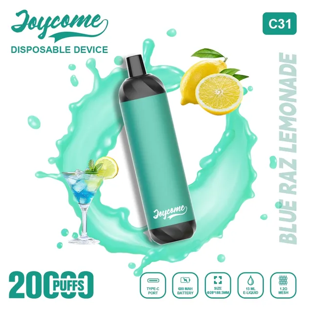 Boasting up to 20K Puff Counts, Joycome C31 Adopts Mesh Coil to Bring Every Vaper Stable and Smooth Electronic Vape Flavor All Day Long.