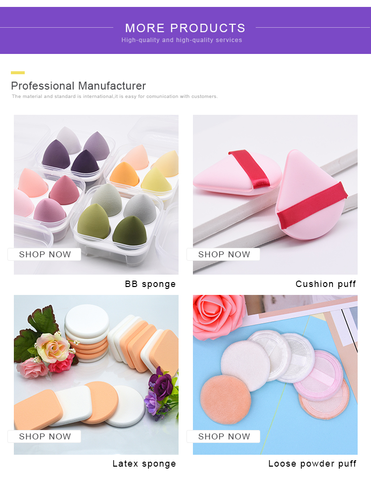 Detailed Makeup Puff Sponge Dimensions and Styles