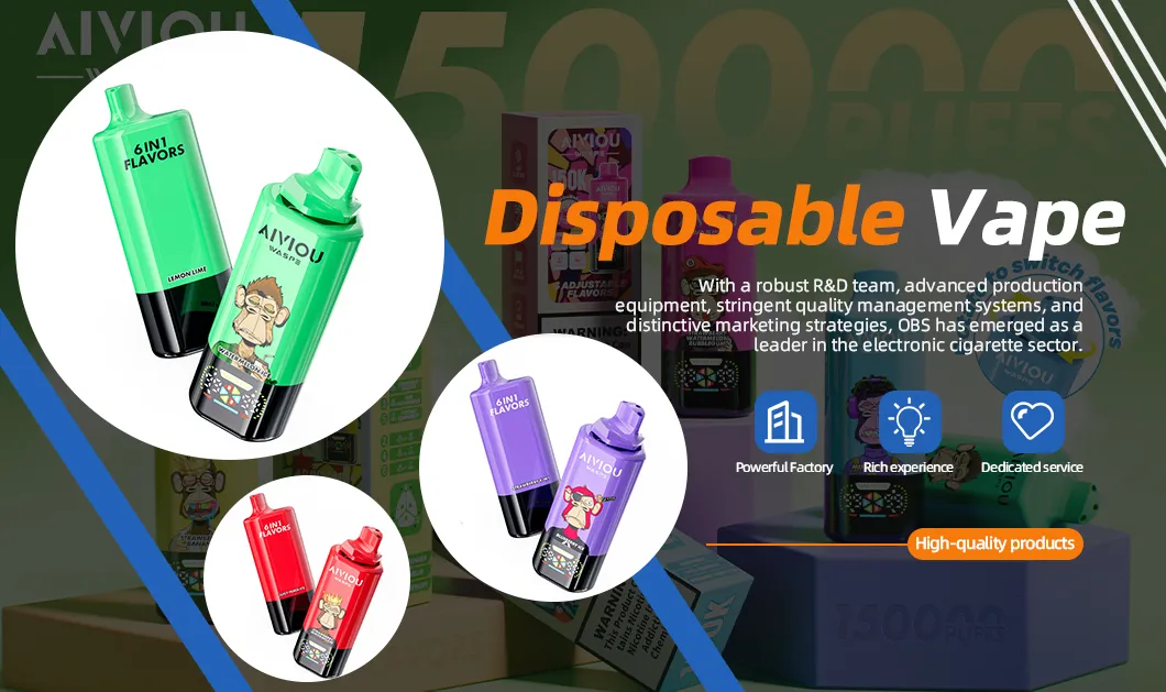 Zesty USA-Assembled Aluminum Alloy Waspe Aiviou 6 in 1 150K Puffs High Puff Count EU Warehouse Disposable Vapes for Germany