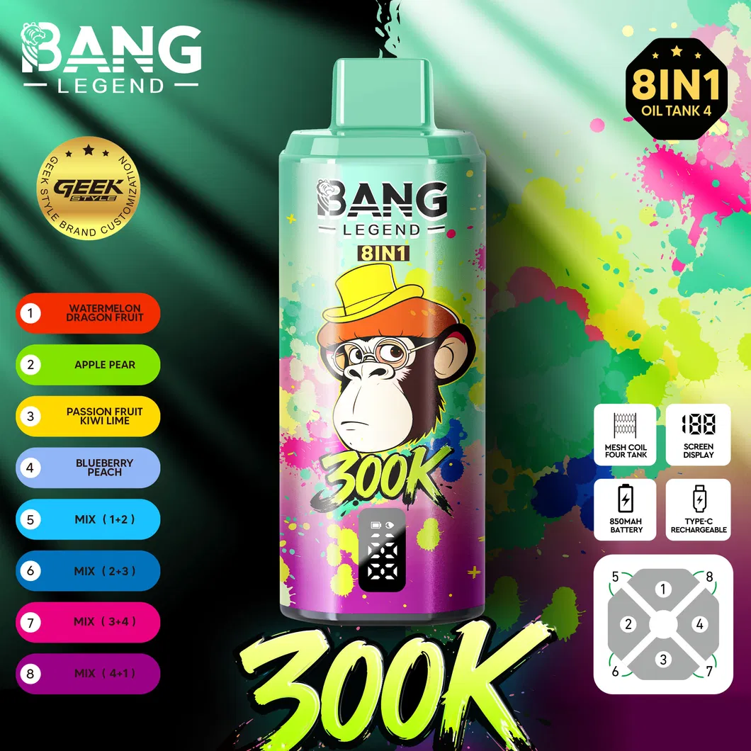 Bang Legend 300K Vape Display screen