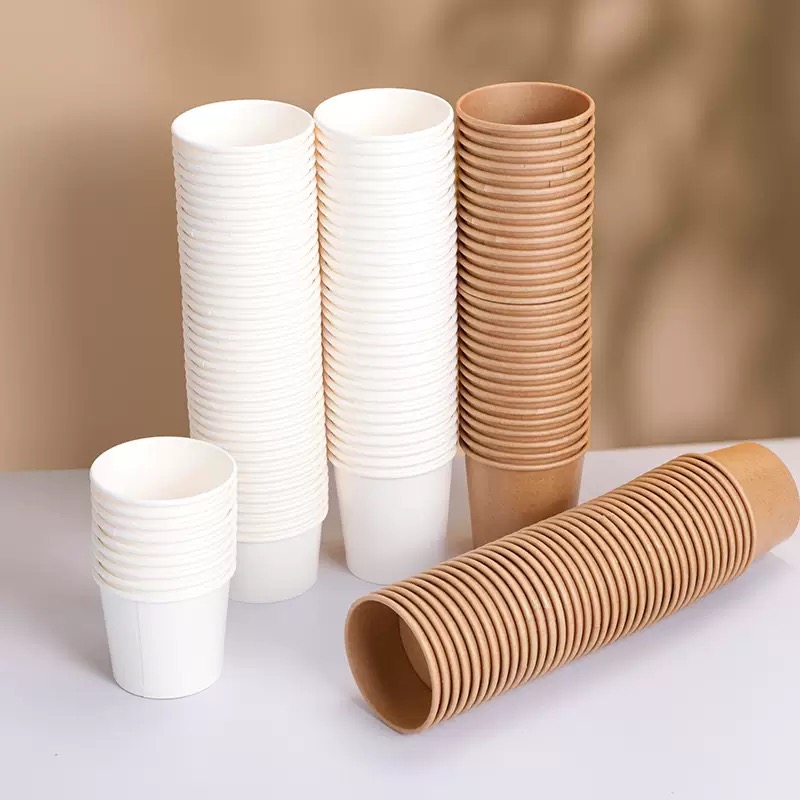High Quality Durable Single Wall Paper Soup Bowl Disposable Condiment Pudding Small Containers Portion Sauce Cup with Lid