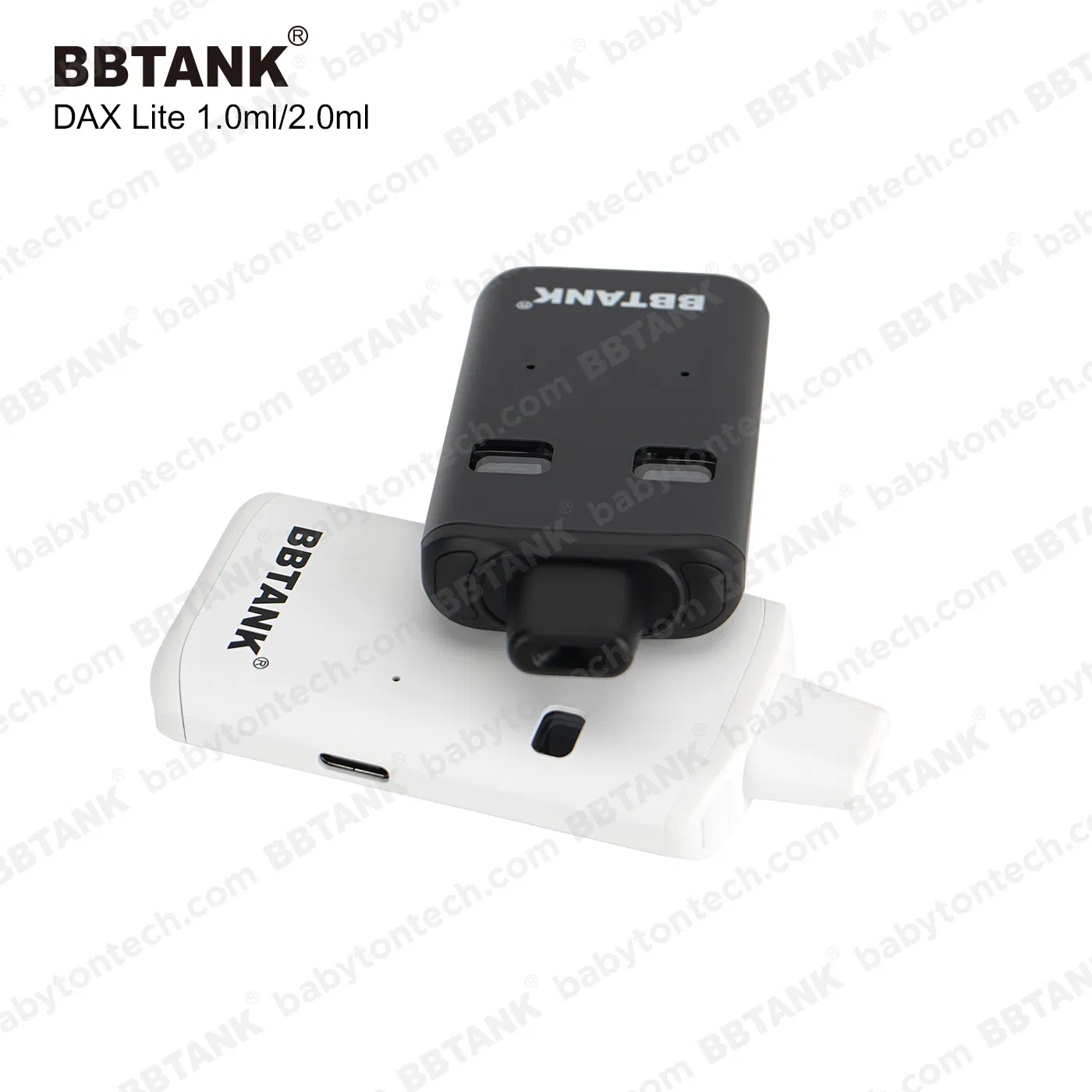 Newest Dual Chamber 1g 2g Bbtank Adjustable Voltage Live Resin Rosin Distillate Disposable Vape Dax Lite 3 Flavors