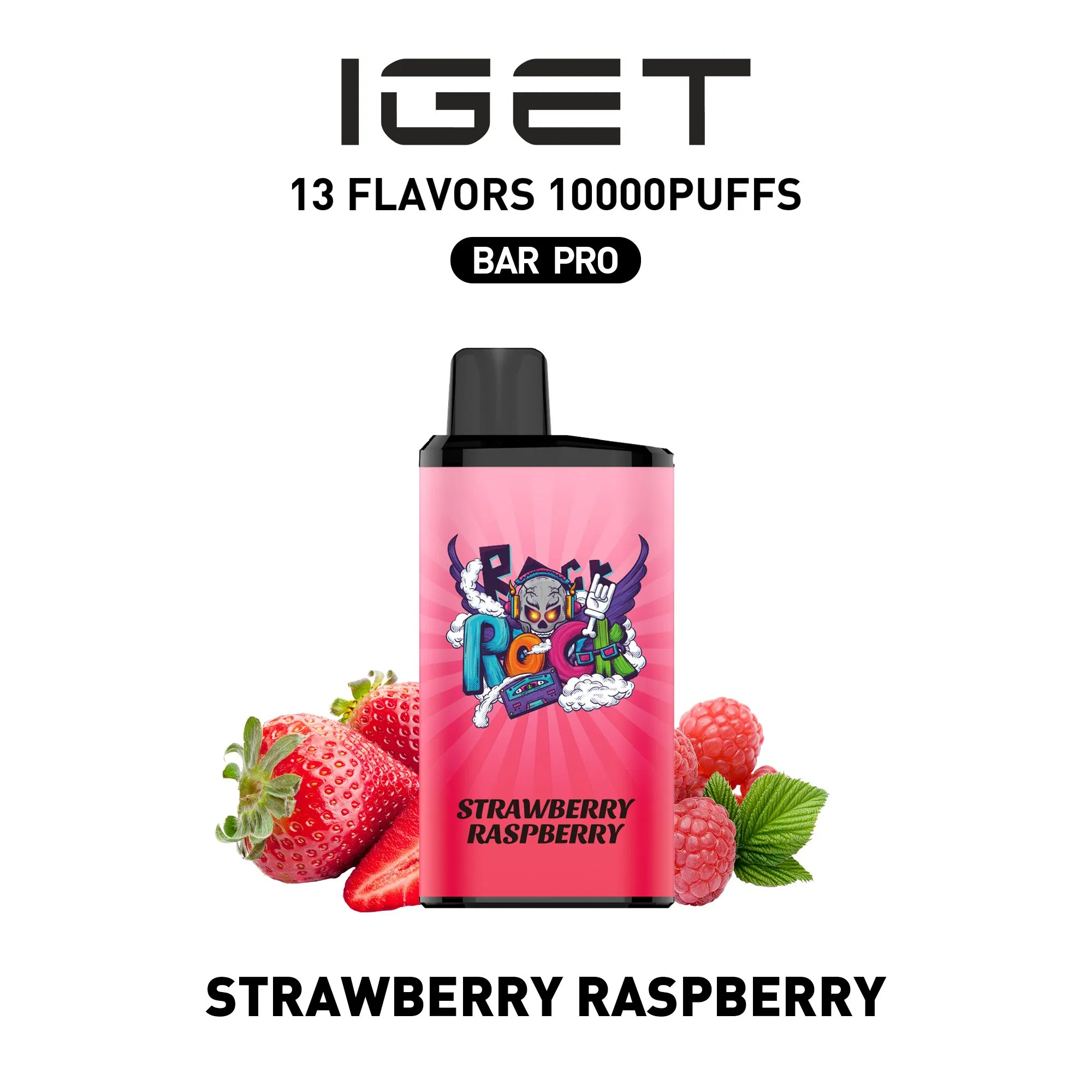 Free Sample Electronic Cigarette Big Puffs 5% Nicotine Iget Bar PRO Original Box Wholesale 10000 Puffs Disposable Vape Pen EU Germany Warehouse