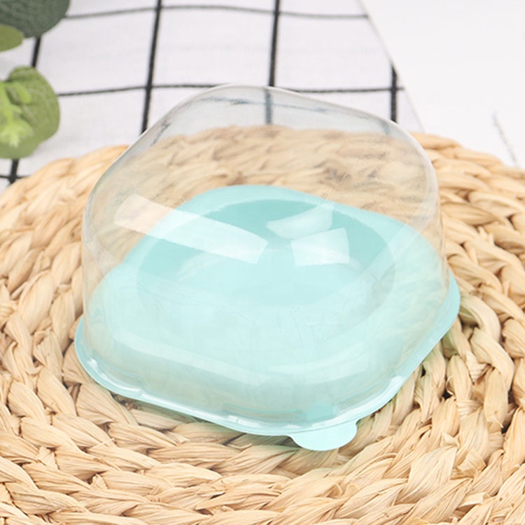 Egg Yolk Puff Pastry Box Dessert Boxes Cake Transparent Containers New Disposable Plastic Packaging Box