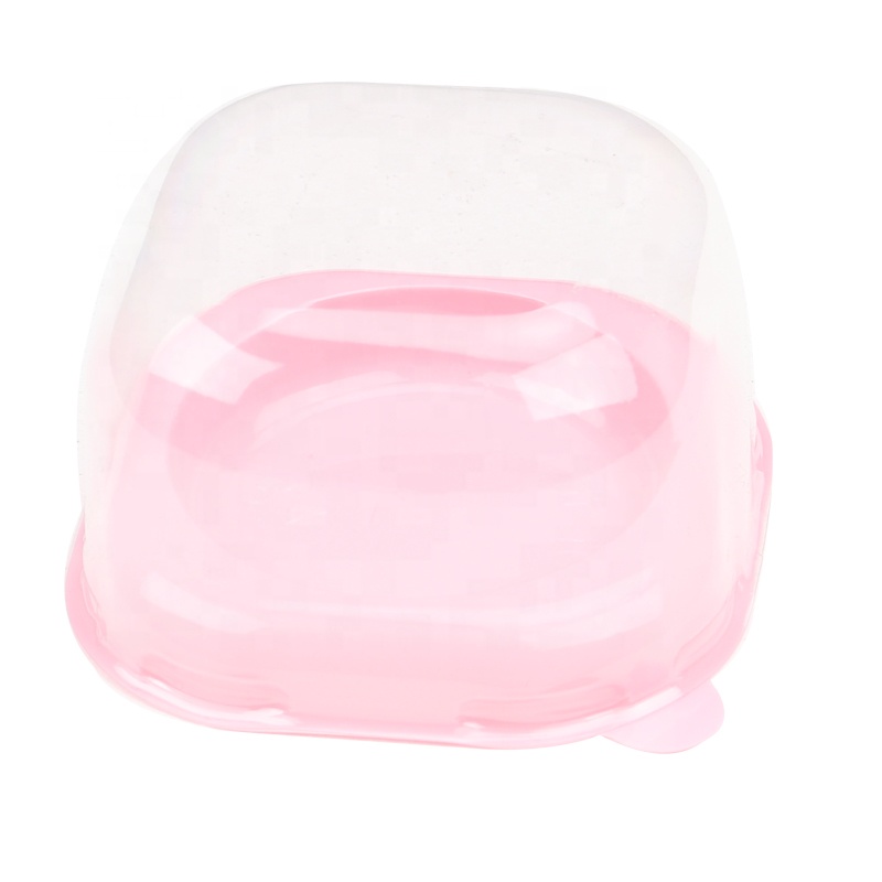 Egg Yolk Puff Pastry Box Dessert Boxes Cake Transparent Containers New Disposable Plastic Packaging Box