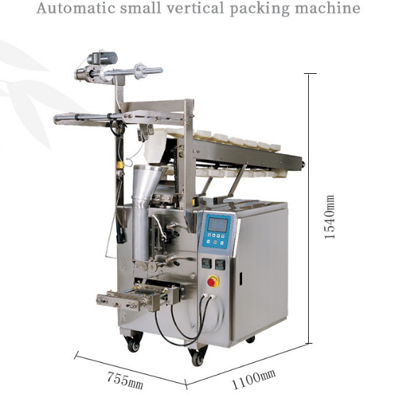 OCPACK Manual Packing Machine Bucket Type Slitting Embossing Filling Corn Puffs Snacks Cakes Tobacco Paper Film Capsule Packings