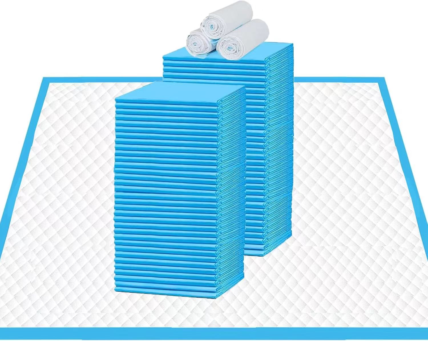 Fast Absorbed OEM Brand Underpad 6-Ply Disposable Non-woven Fabric SPA/Fluff Pulp High Absorbency Medical Grade Custom Design