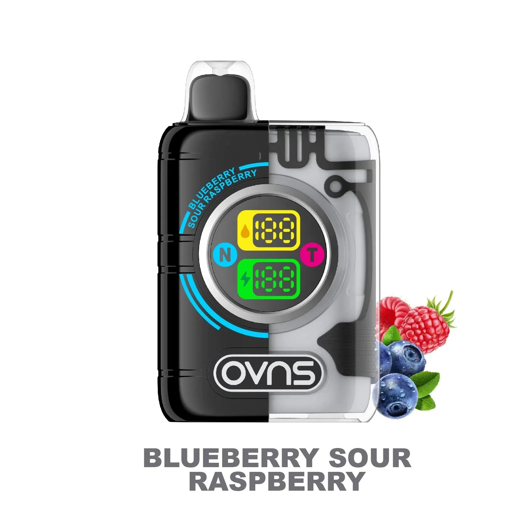 Ovns Submarine Crystal 40K 40000 Puffs Smooth Flavor Rechargeable Disposable Vape Bulk Buy Wholesale 18.5ml, Dual Mesh, 0%-5% Nicotine