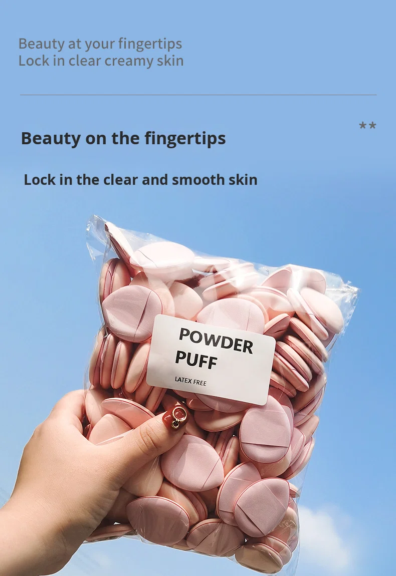 Mini Drop Shape Finger Puff Detail