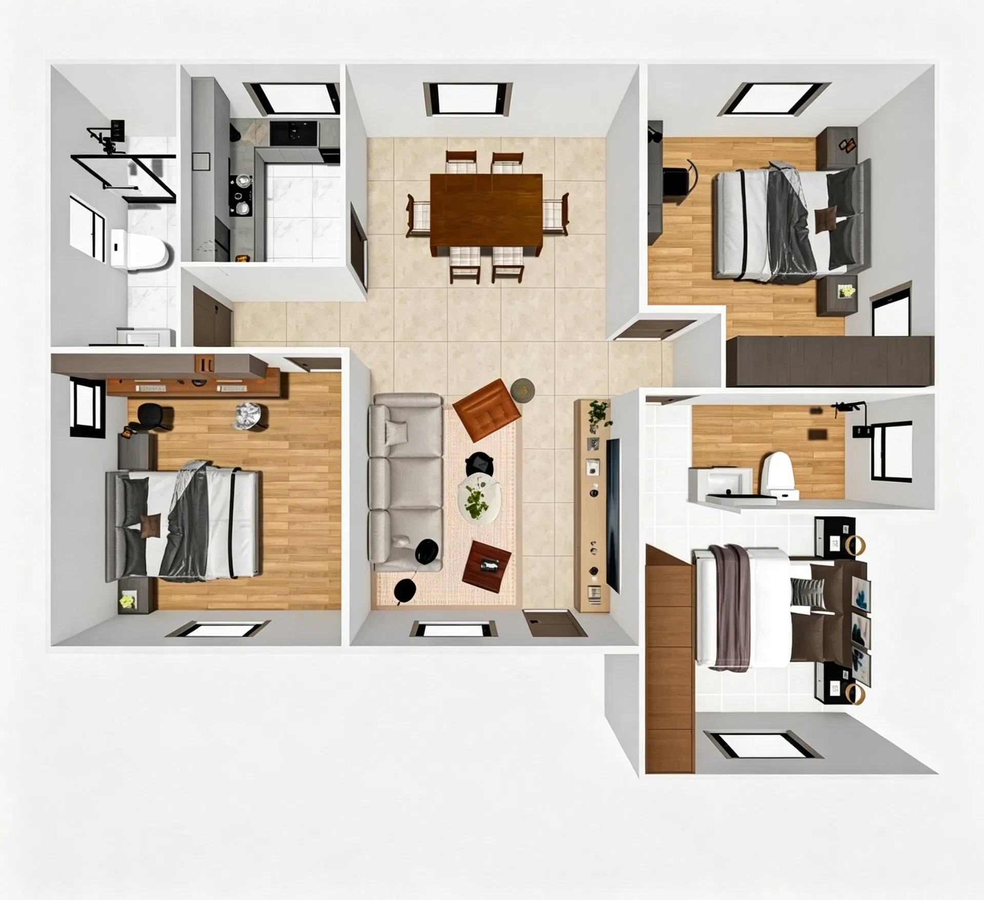 Casa de Campo Móvel Personalizada de Luxo em Estrutura de Aço Prefabricada / Vila Modular de Madeira Móvel