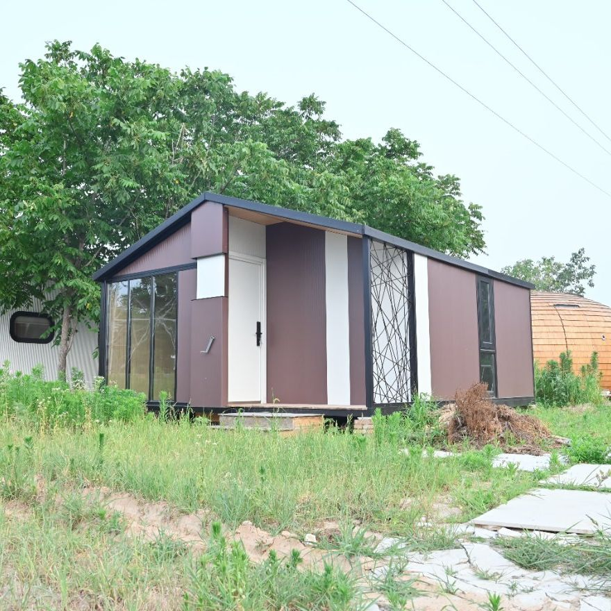 Casa Prefabricada Dobrável para Vilas de Resort com Estrutura Modular de Aço