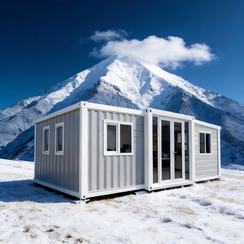 30FT Layout Modular Expandável de Casa Prefabricada com Múltiplos Quartos para Residência Familiar e Negócio de Hotel