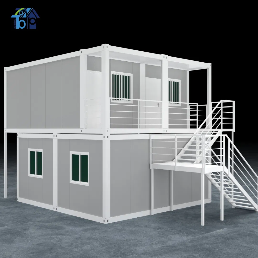 Fornecimento Direto de Fábrica Atacado Luxuoso Portátil Modular Multi Familiar Casas com Banheiro e Cozinha Contêineres Prefabricados
